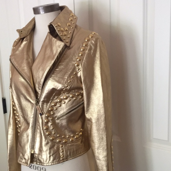 Gold Lame R.E.D Valentino size 42 New - Picture 5 of 10